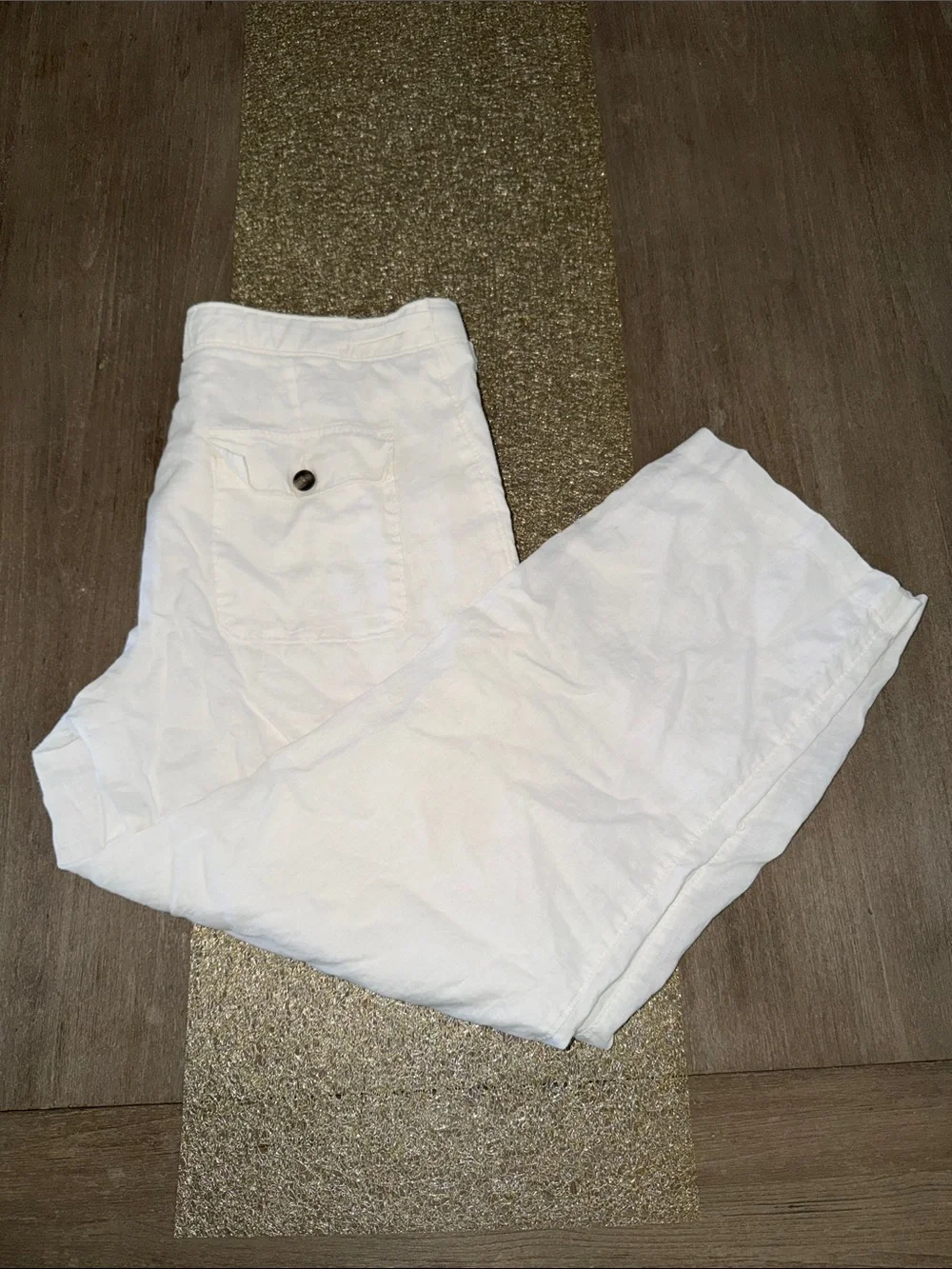Tasso Elba White Men's Casual Pants